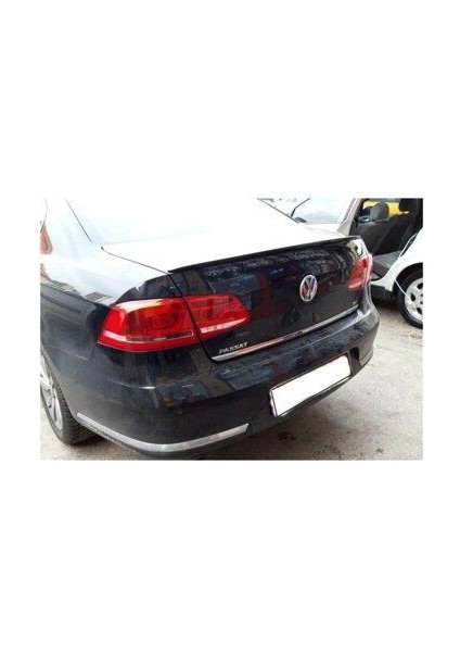 Fiber Aksesuar Fiberaksesuar Volkswagen Passat B7 Siyah Spoiler