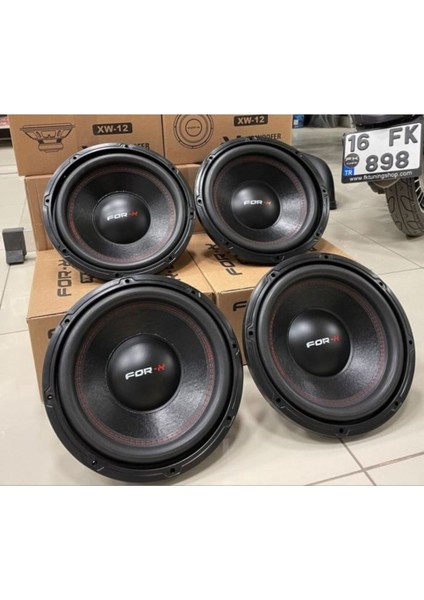 Subwoofer Bass Kabinli Xw 12 30 cm 1200W 300RMS 4 Ohm fiyatları
