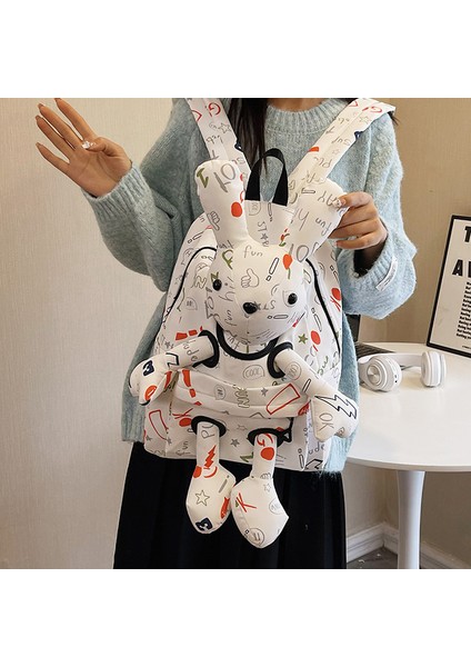 Sevimli Tavşan Bebek Bebek Sırt Çantası/öğrenci Omurga Azaltma Okul Çantası (Yurt Dışından) modelleri