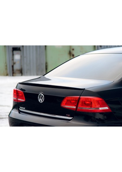 Volkswagen Passat B7 Parlak Siyah Spoyler (Sry)