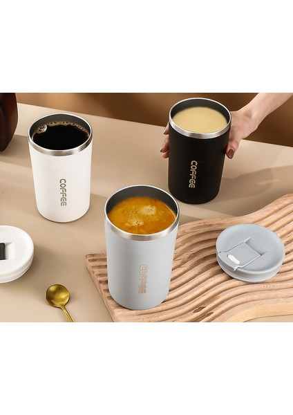 304 Paslanmaz Çelik Kahve Fincanı, Araba Termos Bardak, Iş Taşınabilir Isı Yalıtımı Soğuk Kahve Fincanı/termos Fincan, 500ML (Yurt Dışından) modelleri