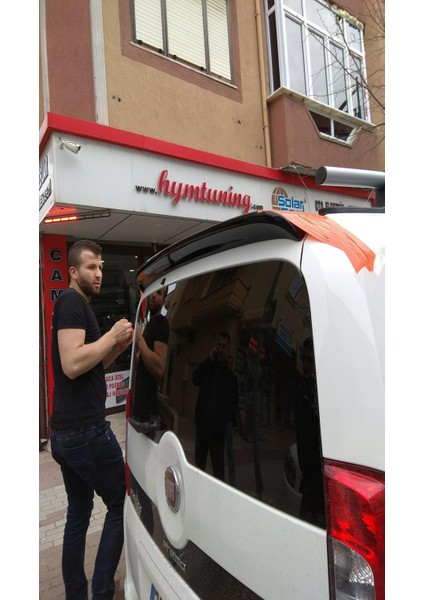 Fiber Aksesuar Fiberaksesuar Fiat Fiorino Siyah Spoiler