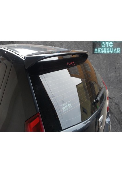 Fiber Aksesuar Fiberaksesuar Dacia Sandero 2009-2013 Astarlı Spoiler