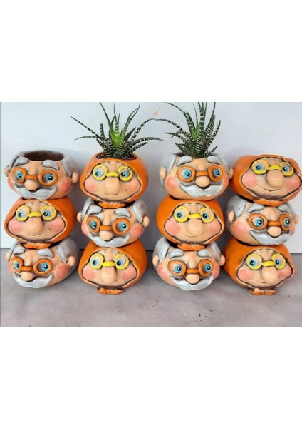 Dede Nine Saksı Ikili Set