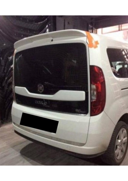 Fiat Doblo 2010-2020 Beyaz Kulaklı Spoyler (Sry)