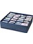 HAKI-33X33X9CM Stili 24 Izgaralar Dolap Çekmece Organizatör Dolap Depolama Organizador Kutusu Iç Çamaşırı Çorap Bölücü Kravatlar Çorap Yurt Için Saklama Kutusu (Yurt Dışından) 4