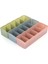 Derin Yeşil Tarzı 5 Cells Plastic Storage Box Tie Bra Socks Drawer Cosmetic Divider Tidy Organizer (Yurt Dışından) 3