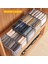 Siyah 6 Izgara Stili Closet Organizer Storage Box Foldable Underwear Organizers Storage Dividers Drawer Organizer Socks 7 Grids Box For Clothes (Yurt Dışından) 4