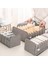 Grey 7 Grids Style Gardırop Sütyen Saklama Kutusu, Çorap Iç Çamaşırı Organizatörü, Iç Çamaşırı Çorapları Için Çekmece Organizatörü, Çok Fonksiyonlu Ev Depolama Organizatörü (Yurt Dışından) 2