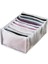 E 32X25X17CM Stili Kot Bölmesi Saklama Kutusu Dolap Elbise Çekmecesi Örgü Ayırma Kutusu Istifleme Pantolon Çekmece Bölücü Yıkanabilir Ev Organizatör (Yurt Dışından) 1