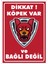 Uyarı ve Yönlendirme Levhaları " Dikkat Köpek Var ve Bağlı Değil" 25X35CM Dekota Levha 1