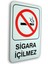 Pano Pvc Uyarıcı Levha Sigara Içilmez 16*24 cm 1