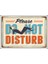 Retro Ahşap Levha " Do Not Dısturb" 25X35CM Mdf 1