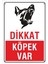 Dikkat Köpek Var 50X70 Cm. Saç Levha IS20150469 1