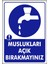 Uyarı ve Yönlendirme Levhaları " Muslukları Açık Bırakmayınız" 25X35CM Dekota Levha 1