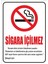 Uyarı Yönlendirme Levhaları " Sigara Içilmez " 35X50 cm Dekota Pvc Levha 1
