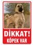 Uyarı ve Yönlendirme Levhaları " Dikkat Köpek Var " 25X35CM Dekota Levha 1