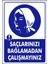 Uyarı ve Yönlendirme Levhaları " Saçlarınızı Bağlamadan Çalışmayınız" 25X35CM Dekota Levha 1