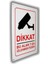 Metal Levha Dikkat Kamera 25,5*36CM 1