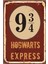 Ahşap Vintage Tablo " Hogwarts Express" Ahşap Mdf 25X35CM 1
