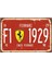 Ahşap Vintage Tablo " Enzo Ferrari F1" Ahşap Poster 25X35CM 1
