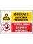 Uyarı ve Yönlendirme Levhaları " Elektrik Tehlikesi Yetkiliden Başkası Giremez" 25X35CM Dekota 1