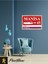 Ahşap Vintage Poster " 45 Manisa Retro Mdf Poster" 24X34 cm 1