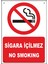 Uyarı ve Yönlendirme Levhaları " Sigara Içilmez No Smokıng" 25X35 cm Metal 1