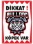 Uyarı ve Yönlendirme Levhaları " Dikkat Köpek VAR"25X35 cm Metal 1