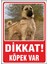Uyarı ve Yönlendirme Levhaları " Dikkat Köpek VAR"25X35 cm Metal 1