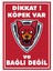 Uyarı ve Yönlendirme Levhaları " Dikkat Köpek Var ve Bağlı DEĞIL"25X35 cm Metal 1