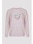 Sweet Home Soft Sweatshirt Pembe Pijama Üstü 1