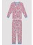 Kız Çocuk Ceramic Art Çok Renkli 2li Pijama Takımı 2