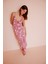 Floral Atlet Pembe Pijama Üstü 1