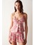 Floral Atlet Pembe Pijama Üstü 2