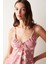 Floral Atlet Pembe Pijama Üstü 3