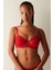 Curvy Nakış Detaylı Kırmızı Sütyen 2