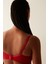 Curvy Nakış Detaylı Kırmızı Sütyen 4