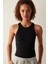 Siyah Halter Yaka Kolsuz Bodysuit 2