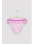Çok Renkli Kız Çocuk Parlak Kelebek Desenli Tek Omuz Bikini Takımı 5