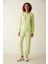 Limon Sarısı Bisiklet Yaka Oversize Basic Sweatshirt 3