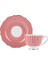New Romantic Ince Çizgili Kahve Fincanı 90 ml Kırmızı 1