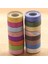 No.9 Tarzı 16 Renk Sıcak Satış 10M Glitter Washi Yapışkan Kağıt Maskeleme Yapışkan Bant Etiket Zanaat Dekoratif Diy (Yurt Dışından) 2