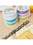 Siyah Stil mm Dıy Şeker Renk Washi Dantel Bant Etiket Rulo Dekoratif Scrapbooking Kağıt Maskeleme Bandı Kendinden Yapışkanlı Süsleme Bandı (Yurt Dışından) 5