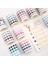 1-E Stili 1 Rulo Washi Kağıt Yumuşak Pastel Renkli Yapışkan Noktalar Scrapbooking Sanat Için Maskeleme Bandı Dıy Günlüğü Işareti Planlayıcısı Zarf Sızdırmazlık (Yurt Dışından) 1