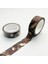 Çiçek Yaprağı Stili 1 Adet Altın Damgalama Washi Bant Retro Maskeleme Bandı Yaratıcı Kendi Başına Yap Kağıdı Bant Scrapbooking Bandı 15MM * 7m Sabit Okul Malzemeleri (Yurt Dışından) 2