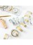 Bir Stil Maskeleme Washi Bant Altın Folyo Folyo Diy Craft Glitter Vinç Kağıt Yapışkan Yapıştırıcı Chinease Desen Kırtasiye Okul Malzemeleri (Yurt Dışından) 4