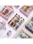 Scrapbooking Tarzı S Beden Washi Bant ve Altın Yaprak Kırtasiye Kawaii Scrapbooking Sevimli Çıkartmalar Maskeleme Bandı Retro Washitape Pet Adhesiva Decorativa (Yurt Dışından) 5