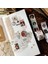 No.4 Tarzı Vintage Damga Serisi Avrupa Çiçek Bitki Dekoratif Yapışkan Bant Maskeleme Washi Bant Dıy Scrapbooking Sticker Etiket Kırtasiye (Yurt Dışından) 3