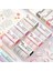 E Stili Çok Renkli Mini Washi Bant Scrapbooking Dekoratif Yapışkan Bantlar Kağıt Japon Kırtasiye Sticker (Yurt Dışından) 2